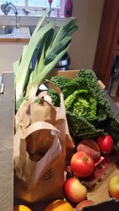 In Touch Therapies lovely fruit and veg box from Ardross Farm Shop